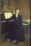 Edgar Degas - Madame Camus at the Piano 1869;