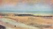 Edgar Degas - Beach at Ebbe 1870
