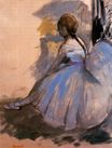 Edgar Degas - Dancer Seated, study 1872