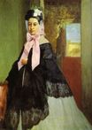 Edgar Degas - Therese de Gas, sister of the artist, later Madame Edmond Morbilli 1873