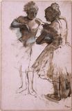Edgar Degas - Two Dancers 1873