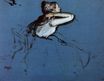 Edgar Degas - Seated Dancer in Profile 1873