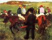 Edgar Degas - Racehorses at Longchamp 1874