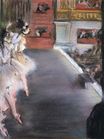 Edgar Degas - Dancers at the Old Opera House 1877