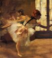 Edgar Degas - Repetition of the Dance, detail 1877