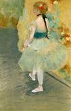 Edgar Degas - Dancer in Green 1878