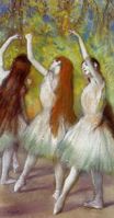 Edgar Degas - Dancers in Green 1878
