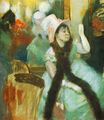 Edgar Degas - Portrait after a Costume Ball. Portrait of Madame Dietz Monnin 1879