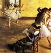 Edgar Degas - Ballet Class, the Dance Hall 1880