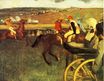Edgar Degas - The Racecourse, Amateur Jockeys 1880