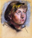 Edgar Degas - Woman's Head 1880-1885