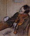Edgar Degas - The Violist 1880