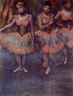 Edgar Degas - Three Dancers before Exercise 1880