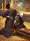 Edgar Degas - Visit to a Museum 1880