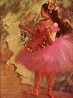 Edgar Degas - Dancer in pink dress 1880