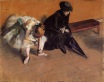 Edgar Degas - Waiting 1882