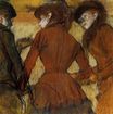 Edgar Degas - Three Women at the Races 1885