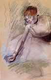 Edgar Degas - Bowing Dancer 1885