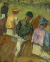 Edgar Degas - Four Jockeys 1889
