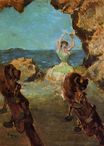 Edgar Degas - Dancer on Stage 1890