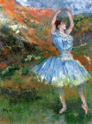 Edgar Degas - Blue Dancer, at the Ballet 1891