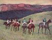 Edgar Degas - Racehorses in a Landscape 1894