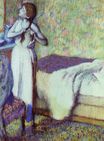 Edgar Degas - Young Girl Braiding Her Hair 1894