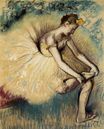 Edgar Degas - Dancer Putting on Her Slipper 1896