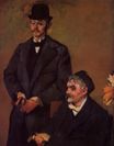 Edgar Degas - Henri Rouart and His Son Alexis 1898