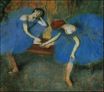 Edgar Degas - Two Dancers in Blue 1899