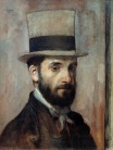 Edgar Degas - Portrait de Léon Bonnat 1900
