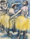 Edgar Degas - Three Dancers in Yellow Skirts 1904