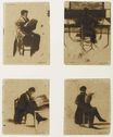 Four Views of men sitting 1838