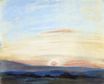 Study of Sky, Setting Sun 1849