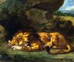 Lion Devouring a Rabbit 1851-1856
