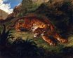 Tiger Startled by a Snake 1858