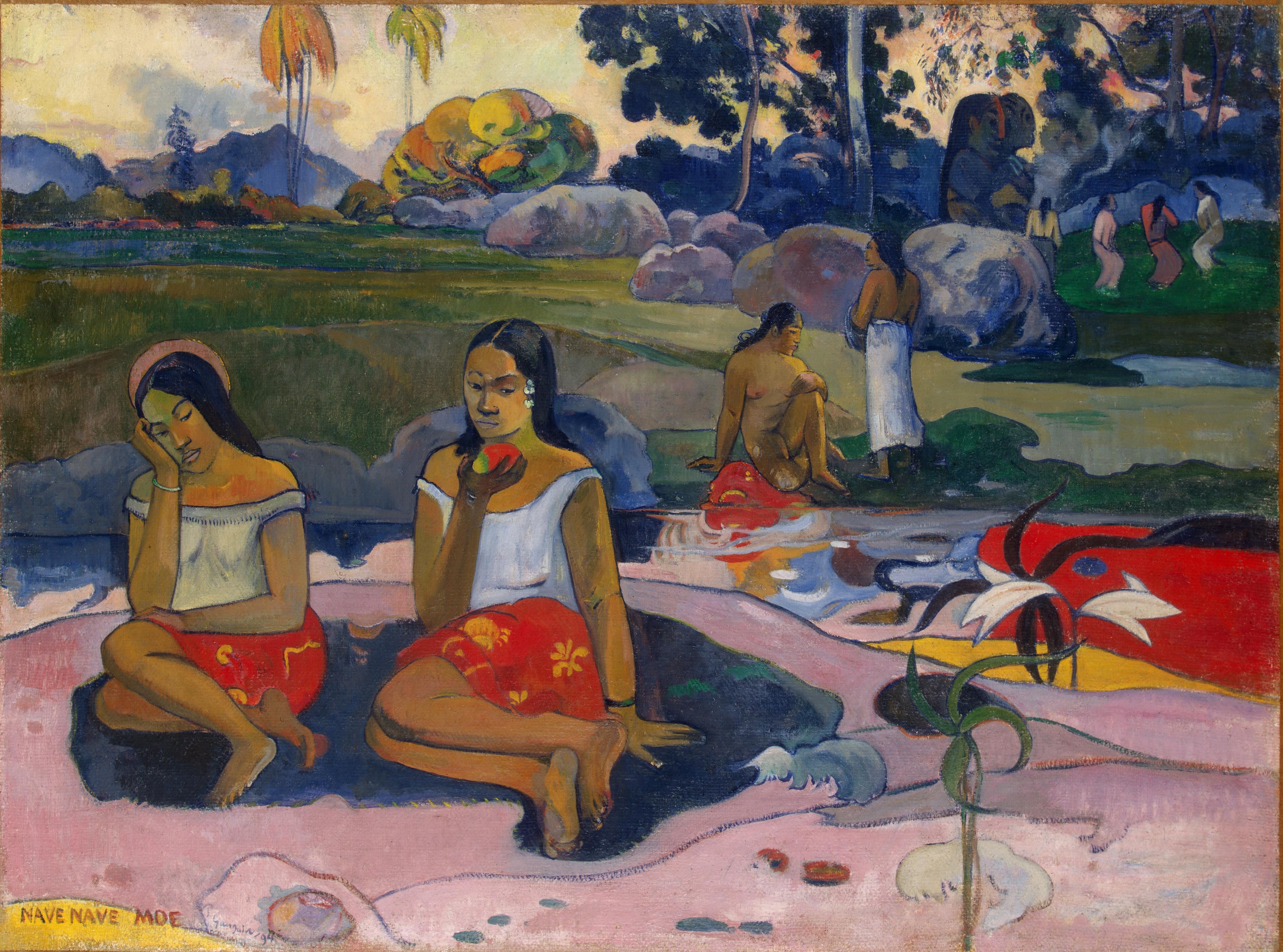 Paul Gauguin - Sacred Spring Sweet Dream. Nave nave moe 1894