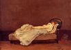 Paul Gauguin - Mette asleep on a sofa 1875