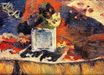 Paul Gauguin - Flowers and carpet. Pansies 1880