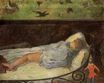 Paul Gauguin - Young Girl Dreaming. Study of a Child Asleep 1881