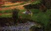 Paul Gauguin - Pond with Ducks. Girl Amusing Herself 1881