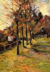 Paul Gauguin - Tree linen road, Rouen 1885