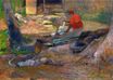 Paul Gauguin - A little washerman 1887