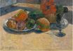 Paul Gauguin - Still life with mangoes and hibiscus 1887