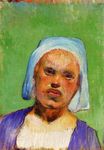 Paul Gauguin - Head of a Breton Marie Louarn 1888