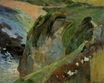 Paul Gauguin - Flutist on the cliffs 1889