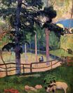 Paul Gauguin - Nostalgic Promenade 1889