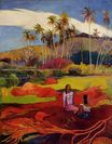 Paul Gauguin - Tahitian women under the palms 1892