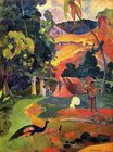Paul Gauguin - Landscape with peacocks 1892
