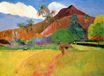 Paul Gauguin - Tahitian mountains 1893